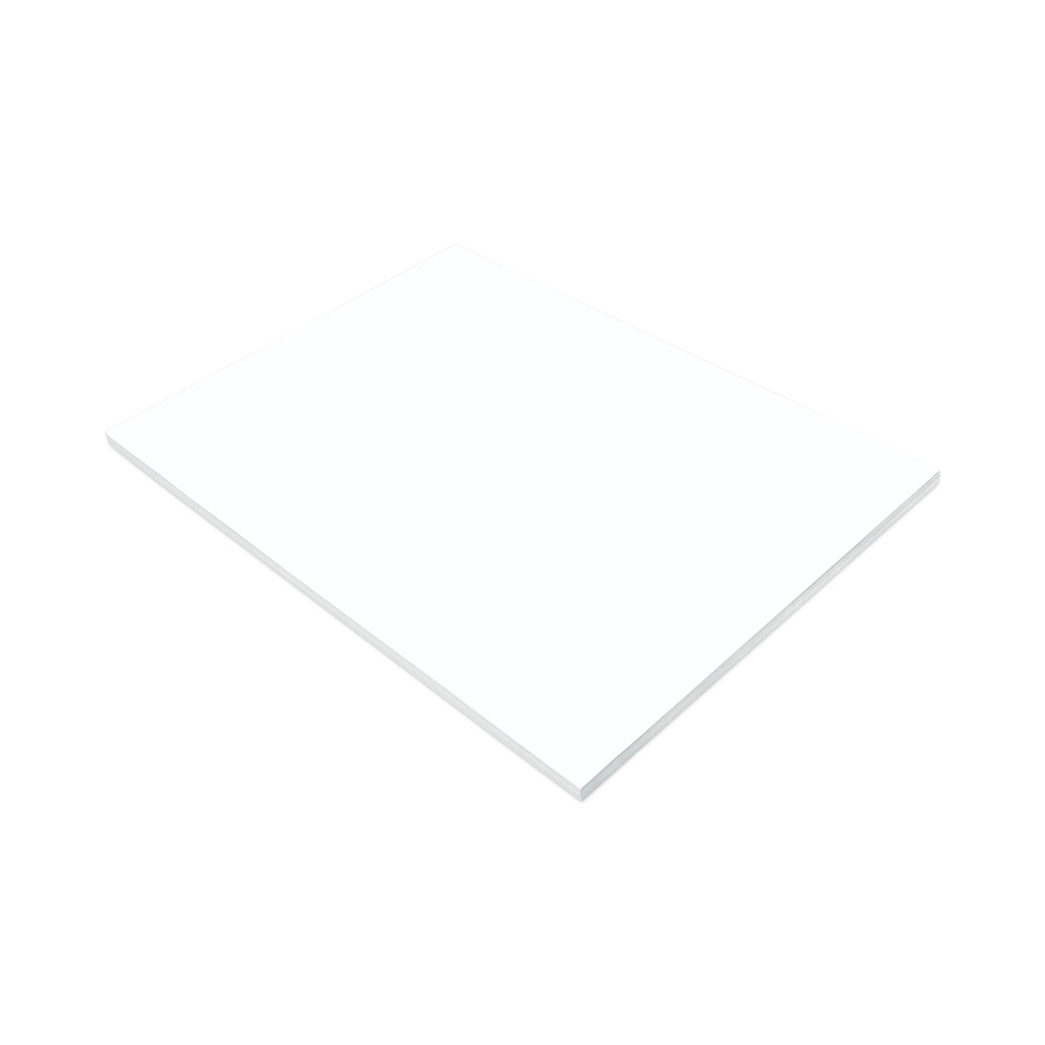 Prang SunWorks Construction Paper, 50 lb Text Weight, 18 x 24, Bright White, 50/Pack