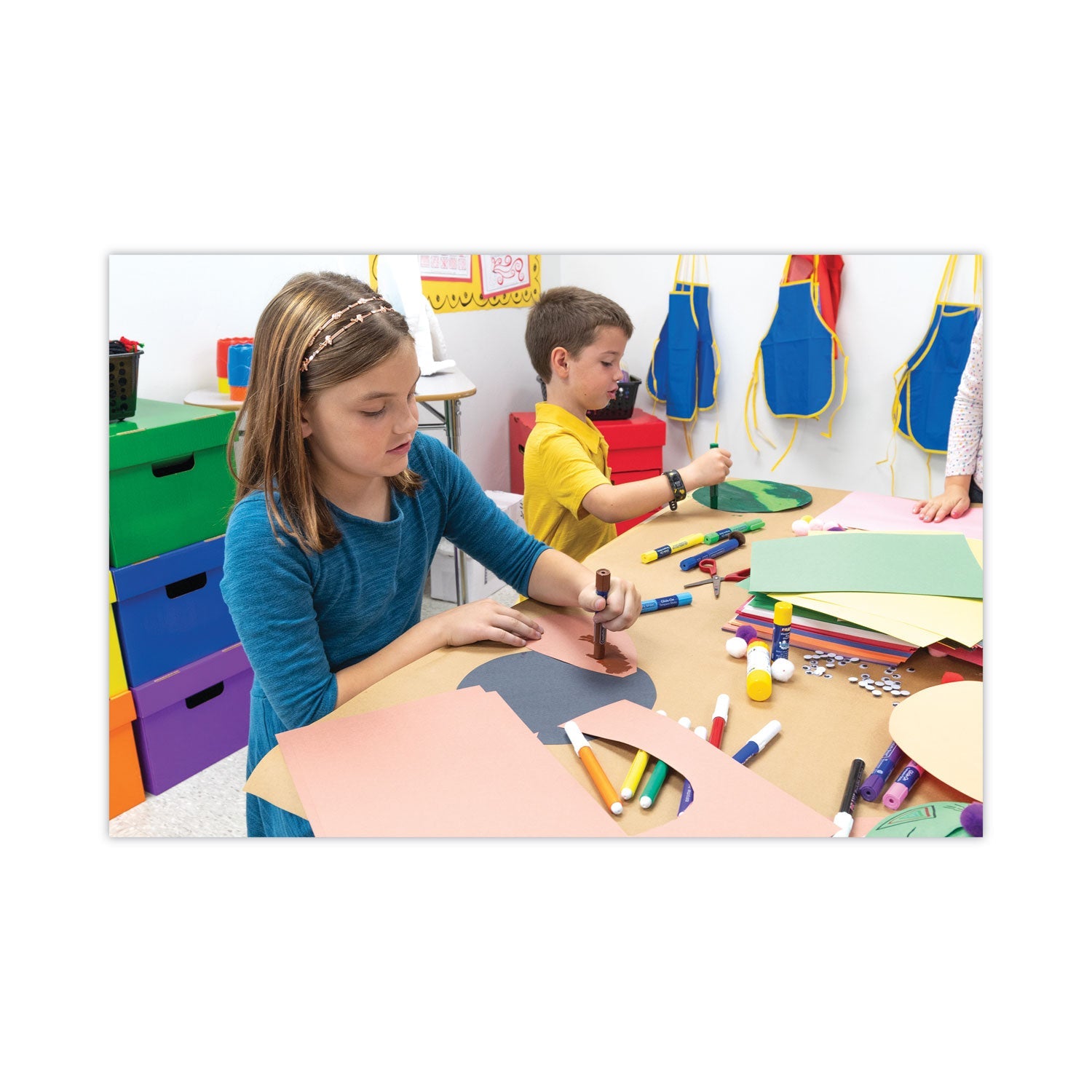 Prang SunWorks Construction Paper, 50 lb Text Weight, 18 x 24, Assorted, 50/Pack