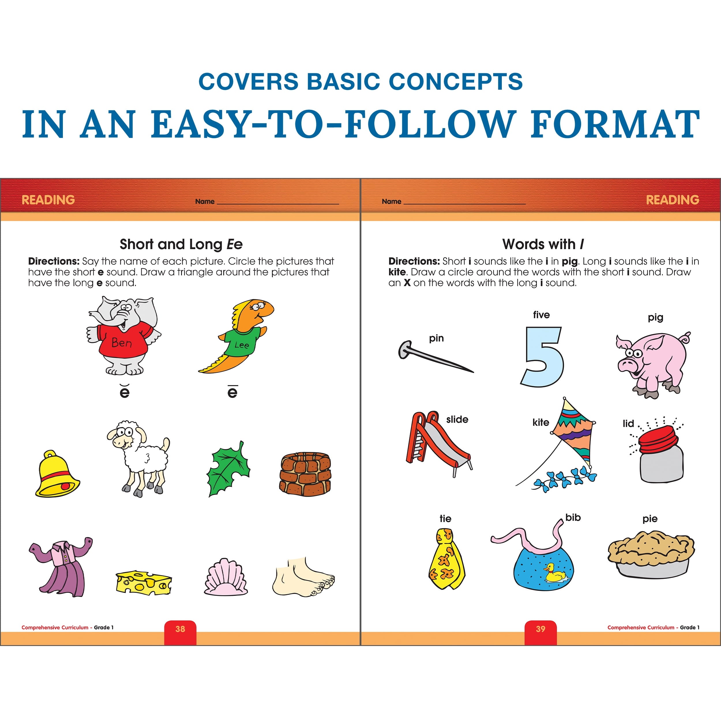 Thinking Kids Comprehensive Curriculum of Basic Skills Workbook (544)