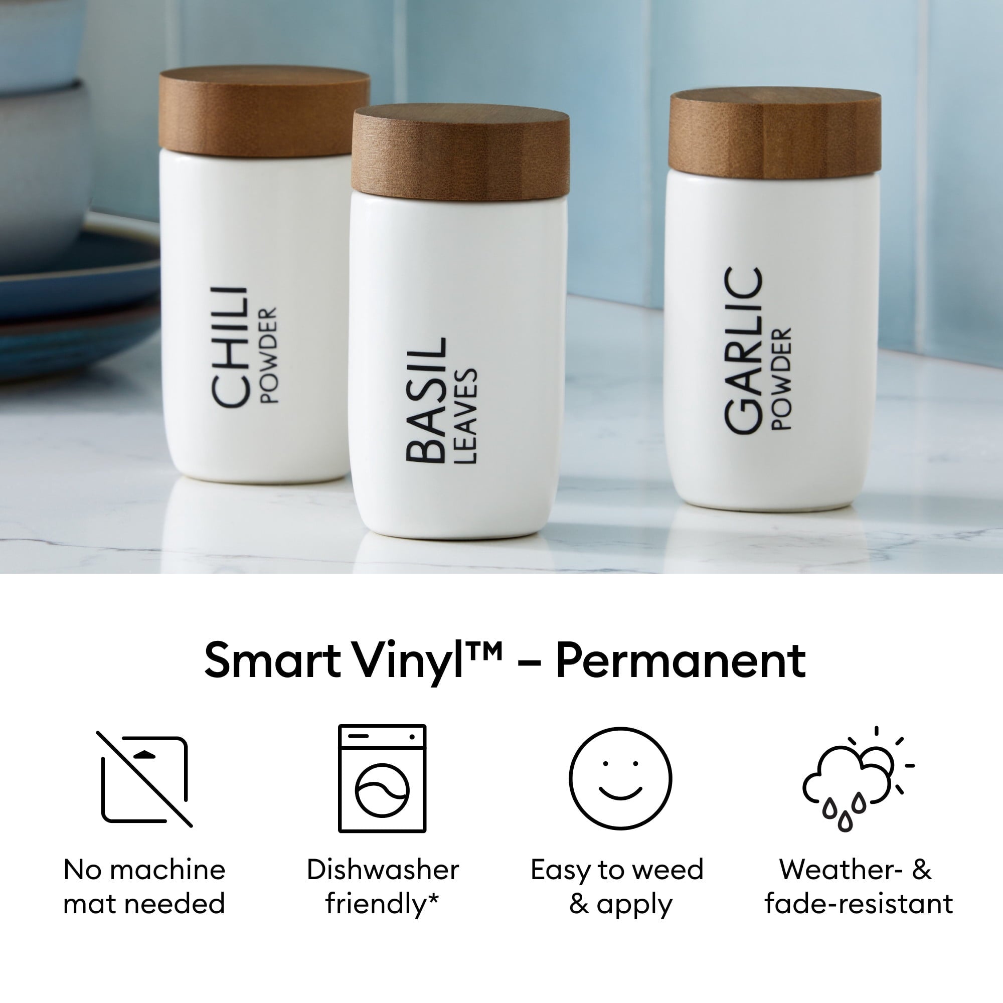 Cricut Smart Vinyl Matless Permanent Vinyl (3 ft), Black, 13 x36, Roll