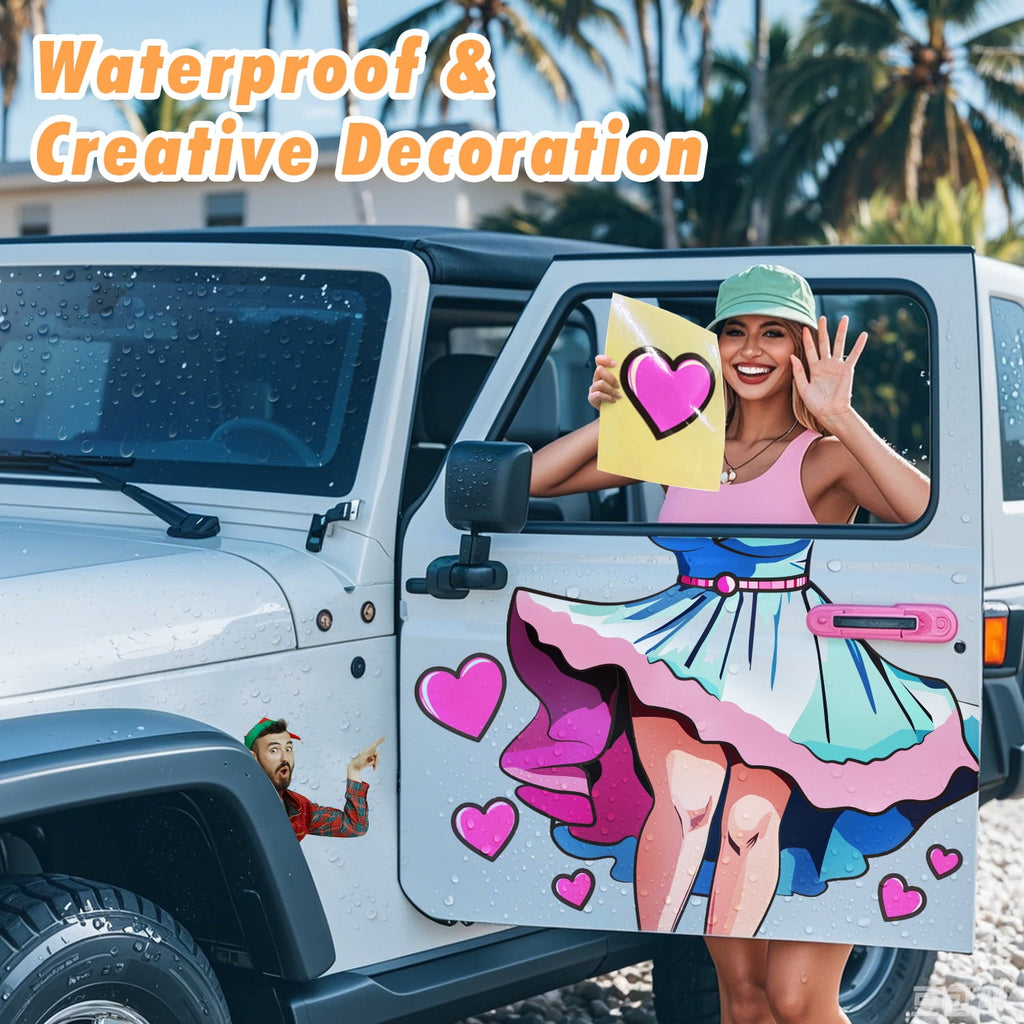 TransOurDream Sublimation Sticker Paper-15 Pcs 100% Glossy Clear Water