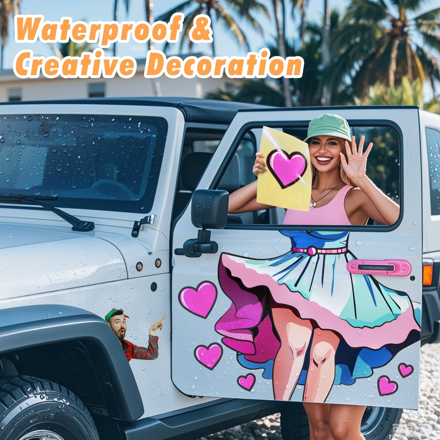 TransOurDream Sublimation Sticker Paper-15 Pcs 100% Glossy Clear Water