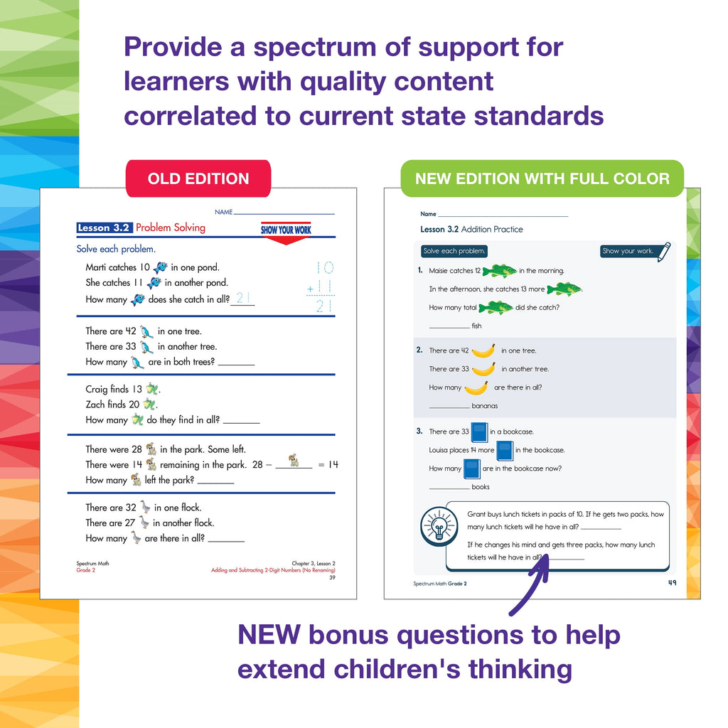 Spectrum Spectrum Math Workbook, Grade 2, (Paperback)