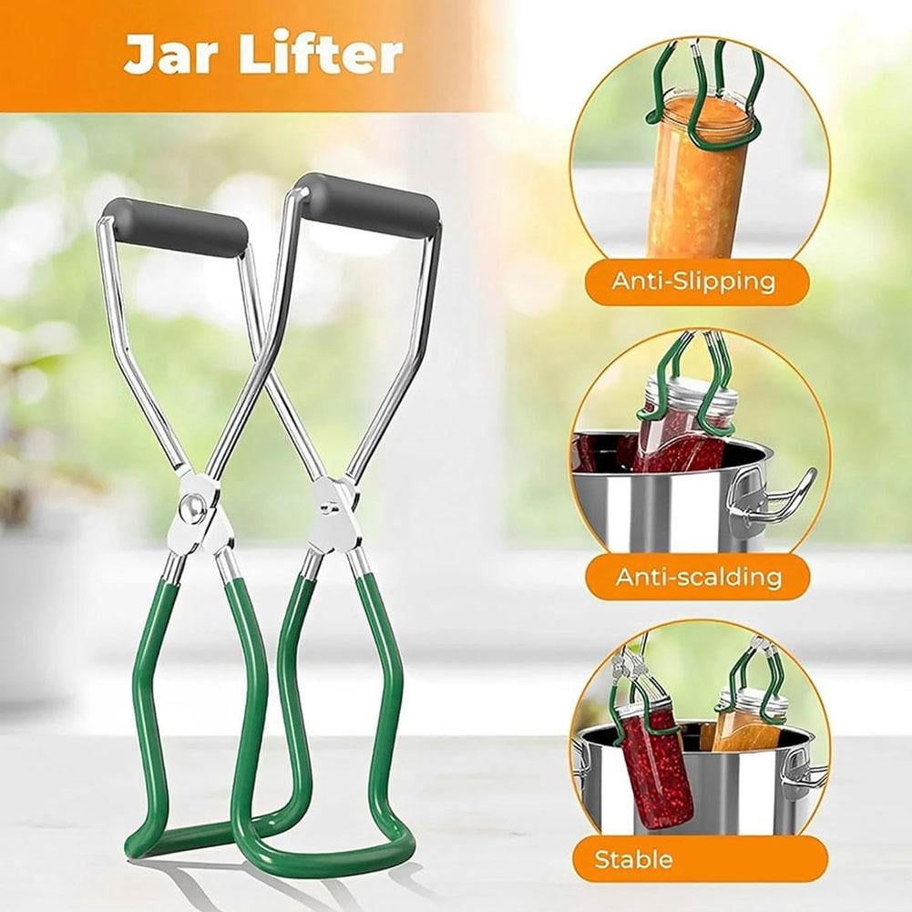 Canning Kit with Wide Mouth Funnel, Magnetic Lid Lifter, and Anti-Scal