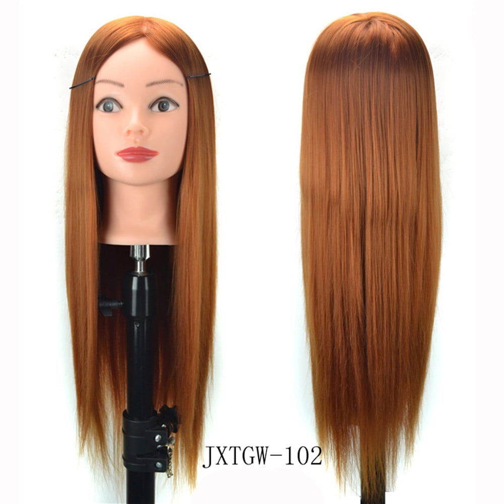 Hair Styling Mannequin Training Head, Professional Practice Wig for Ha