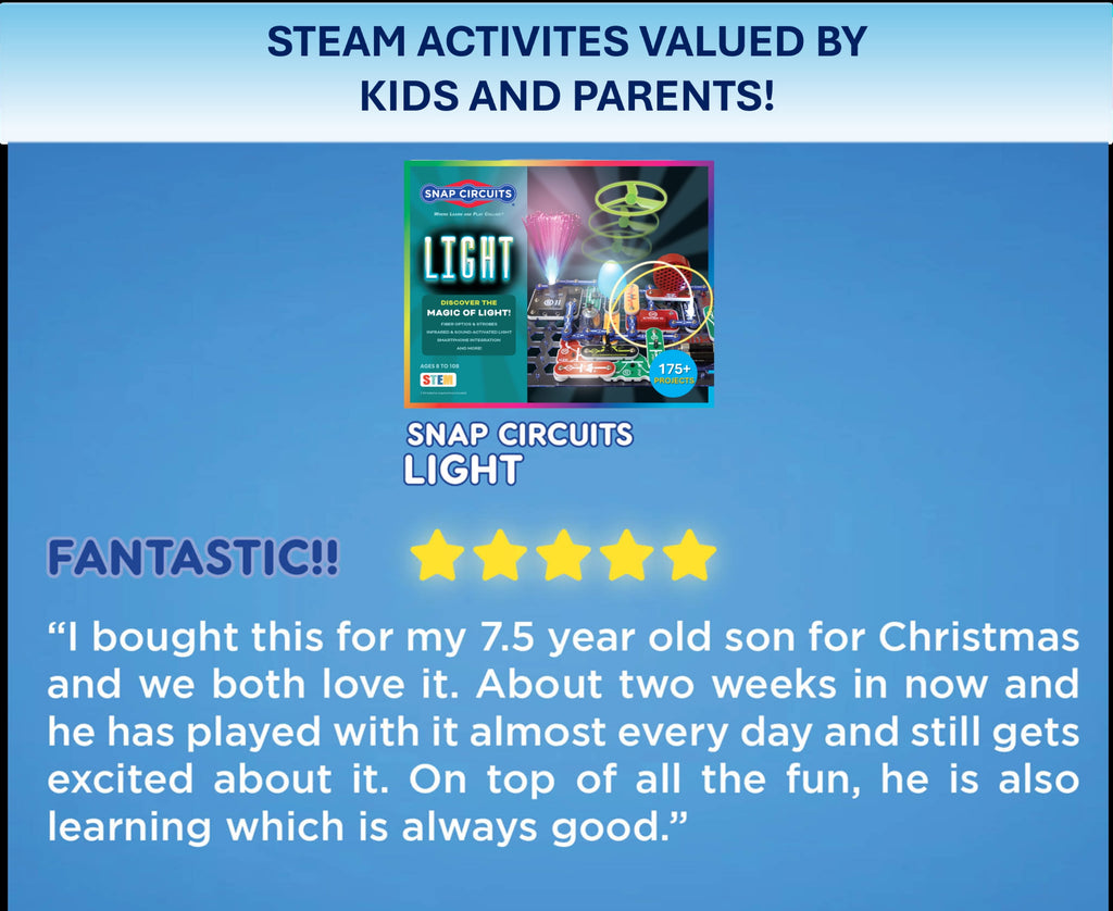 Snap Circuits® Light SCL175 | Electronic Science Kit | 175 Project ST