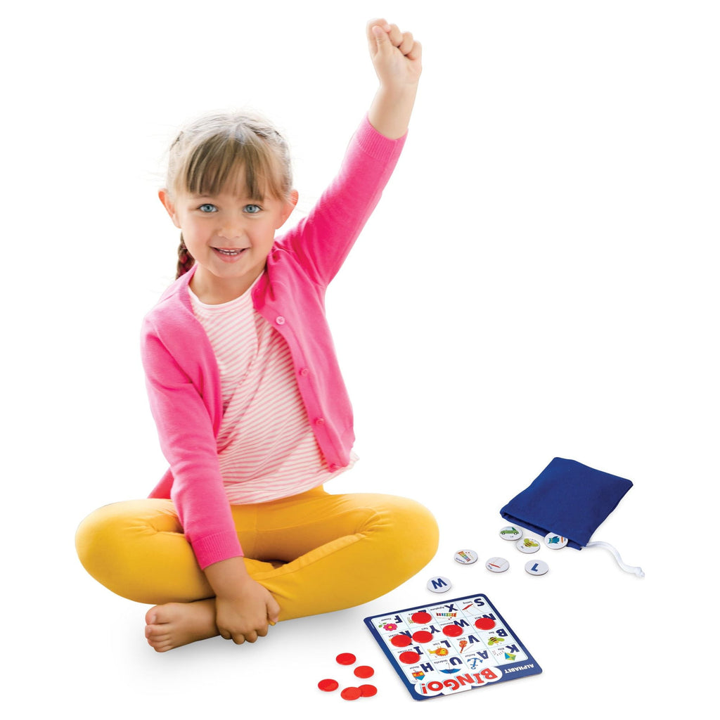 Peaceable Kingdom Alphabet Bingo! Letter Learning Educational Board Ga