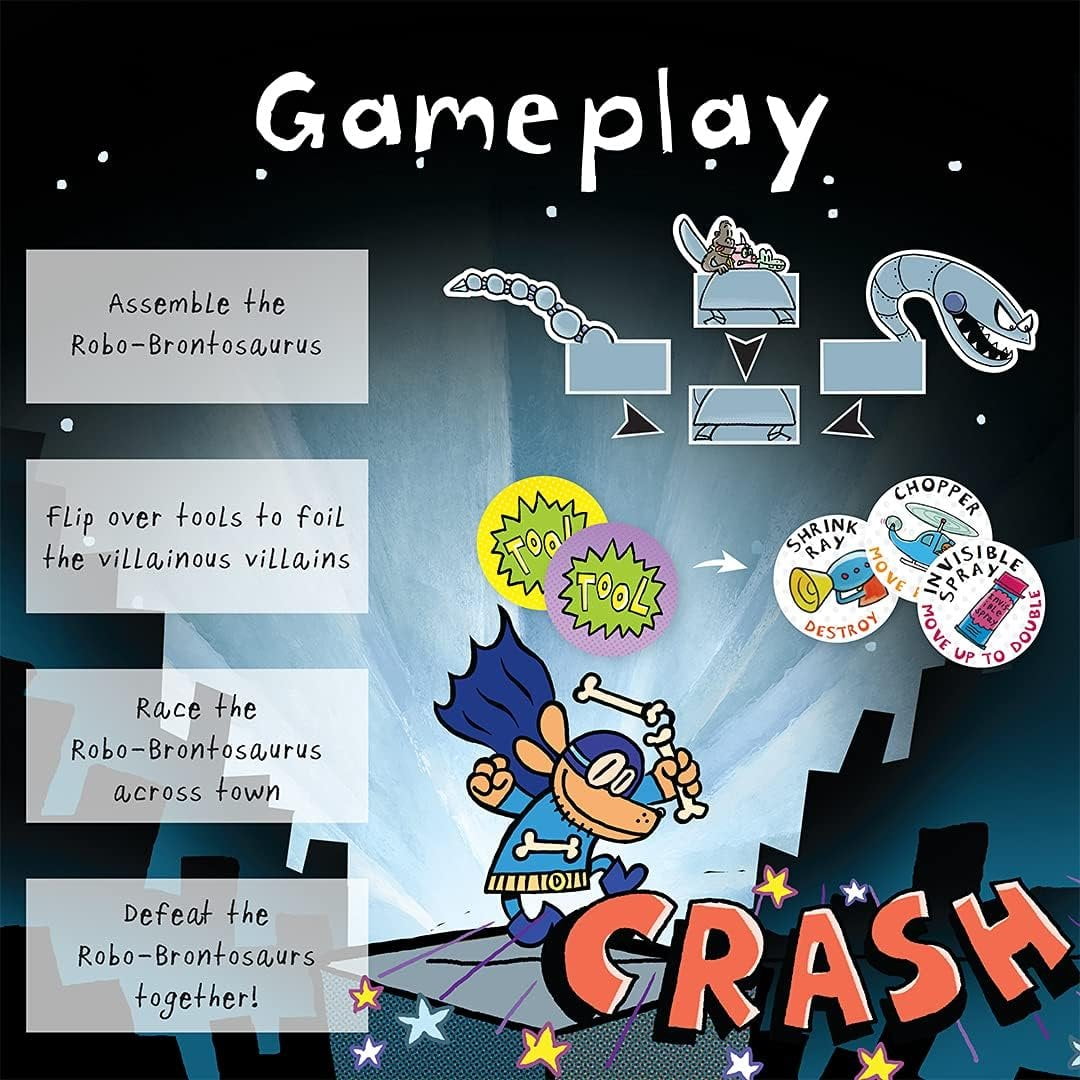 University Games | Dog Man Attack of The FLEAS Cooperative Board Game