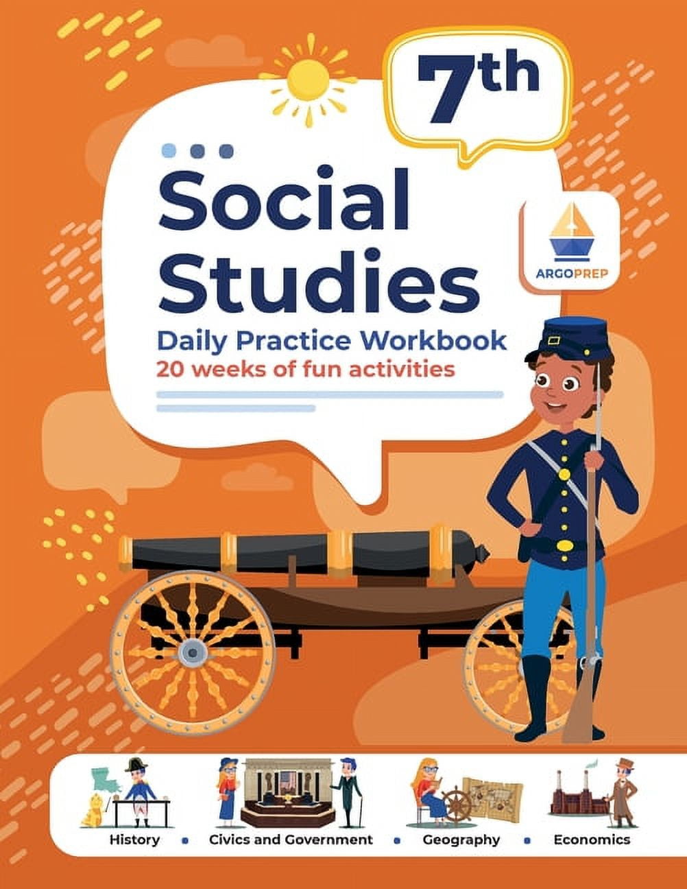 7th Grade Social Studies: Daily Practice Workbook 20 Weeks of Fun Acti