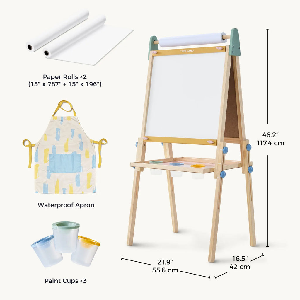 Tiny Land® 3-in-1 Art Easel for Kids