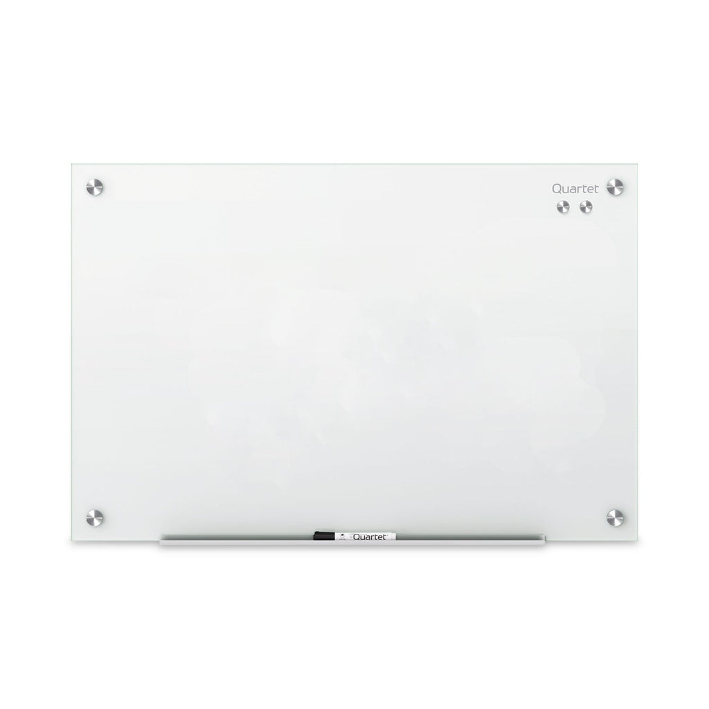 Quartet Infinity Magnetic Glass Marker Board, 24 x18, White
