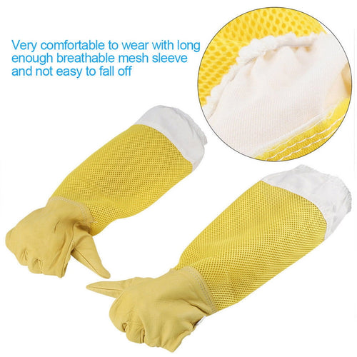 Beekeeping Beekeeper and Sleeves Set for Hands-Free and Ventilation Cr