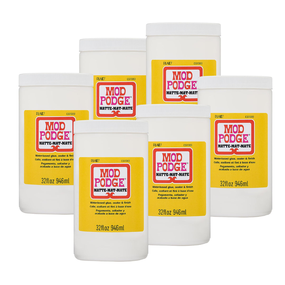 Mod Podge Matte Decoupage Glue, Sealer & Finish – 32 oz