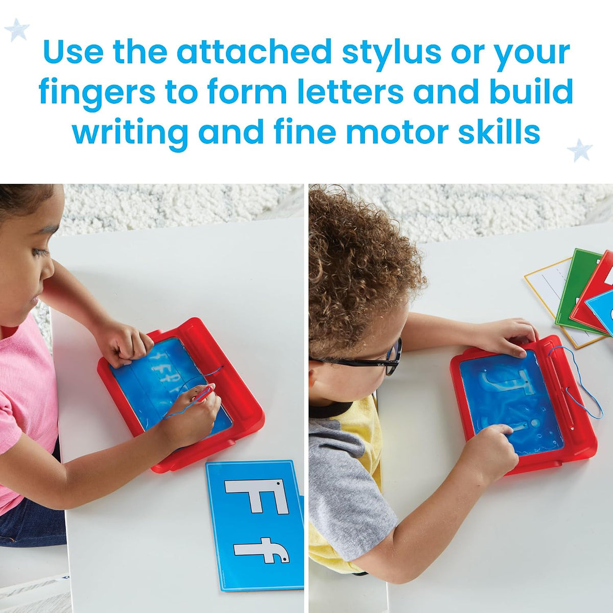 hand2mind Letter Tracing Sensory Pad, Fine Motor Activities, Ages 3+