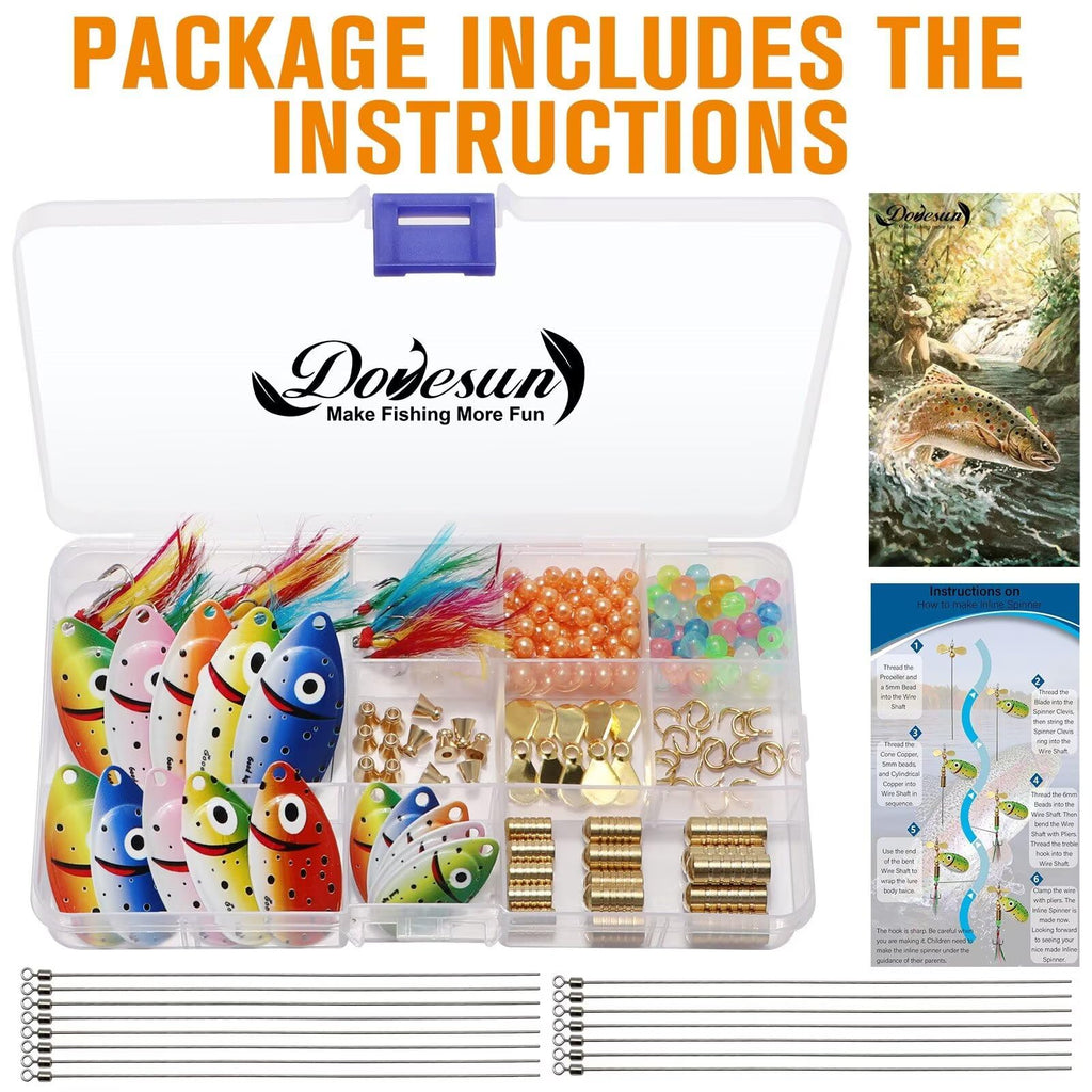 Dovesun DIY Spinner Lure Making Kit