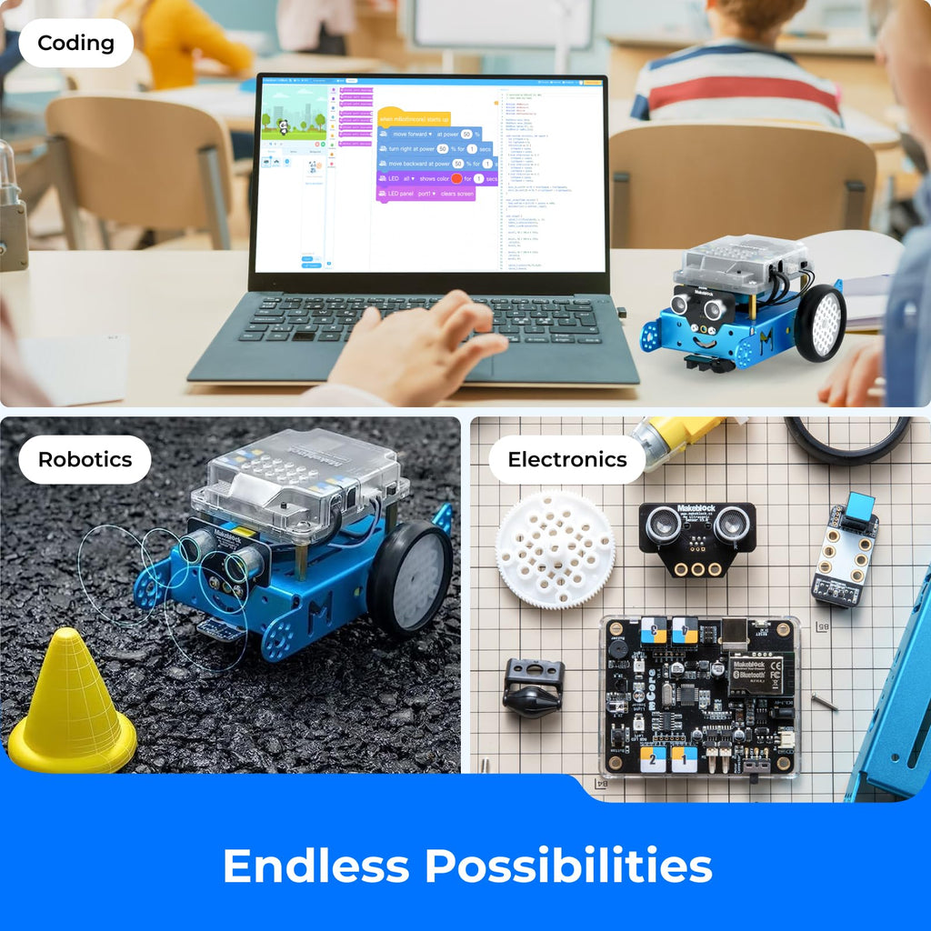 Makeblock mBot STEM Coding Toys Robotics for Kids Ages 8-12
