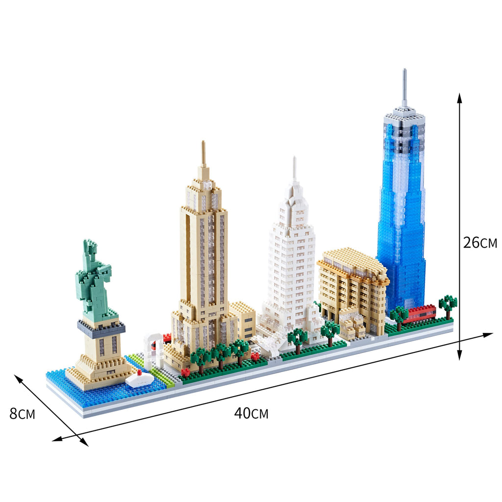 JXRLMB Architecture White House Modle Kit Micro Building Blocks Sets for Adults World Famous Landmark Collection Set U.S. Capital 3520 PCS for Teens 14+