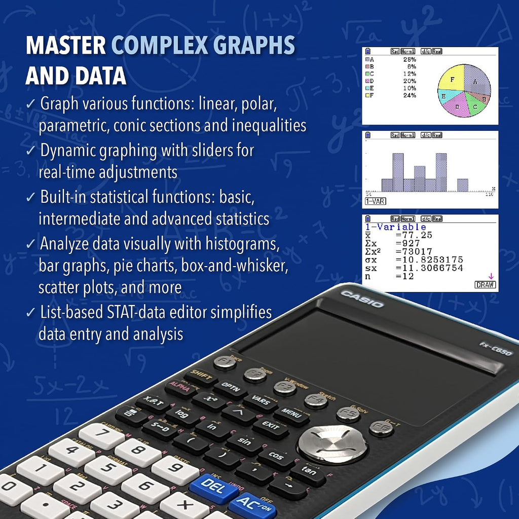 Casio Prizm FX-CG50 Color Graphing Calculator