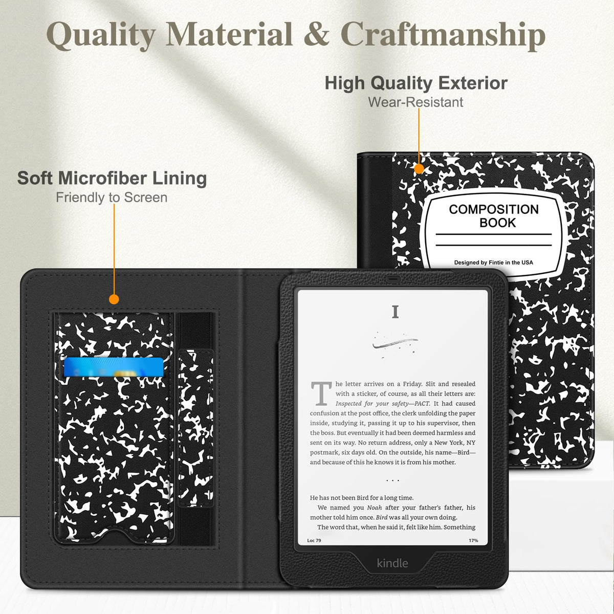 Fintie Case for 7"/6.8" Kindle Paperwhite 12th/11th Gen & Kindle Colorsoft