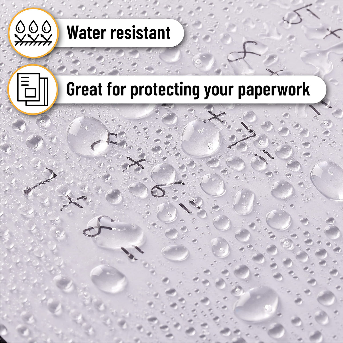 Mr. Pen- Reusable Dry Erase Pocket Sleeves, 10" x 14", 6 Pack, Colorful
