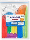 AngLegs Geometry Manipulative Starter Set with 2 Protractors (Grades 3–8)