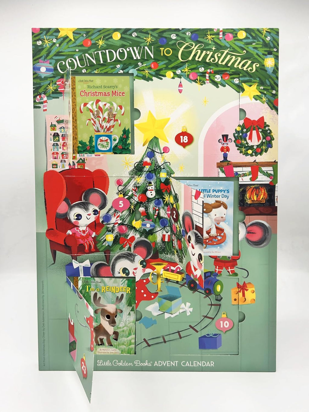 Little Golden Books Advent Calendar: Countdown to Christmas: With 24 Winter Holiday Books