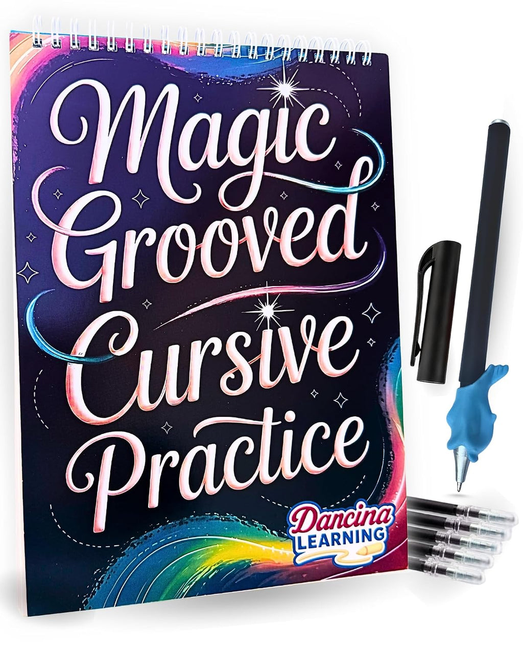 Magic Grooved Cursive Handwriting Workbook for Kids