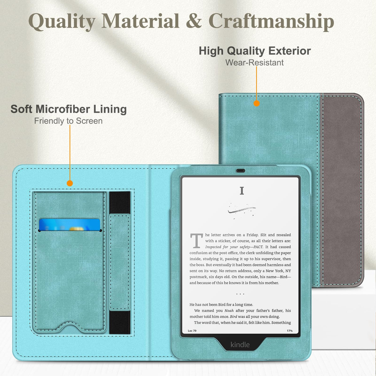 Fintie Case for 7"/6.8" Kindle Paperwhite 12th/11th Gen & Kindle Colorsoft