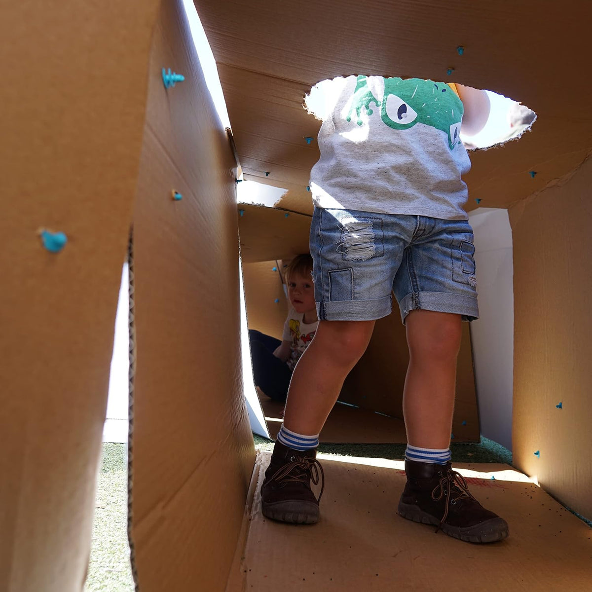 Makedo Scru Combo 160 Cardboard Connectors (Ages 4+)
