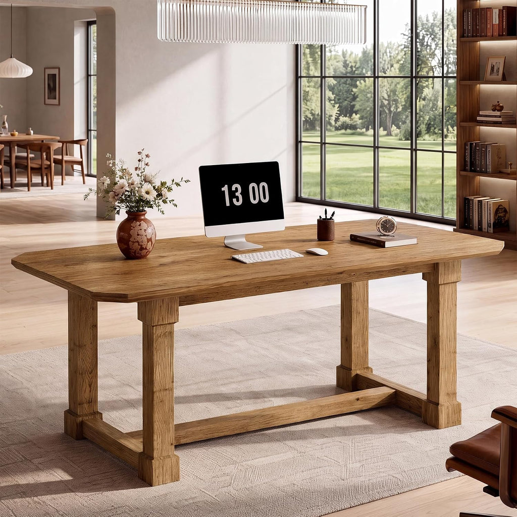 TRIBEWOOD 63-Inch Solid Fir Student Desk