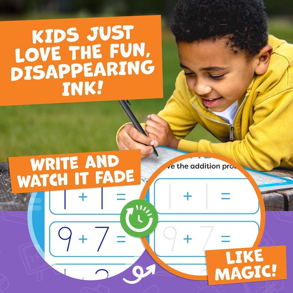Magic Grooved Writing Practice Books for Kids 3-5 - Learning Gift for Kids