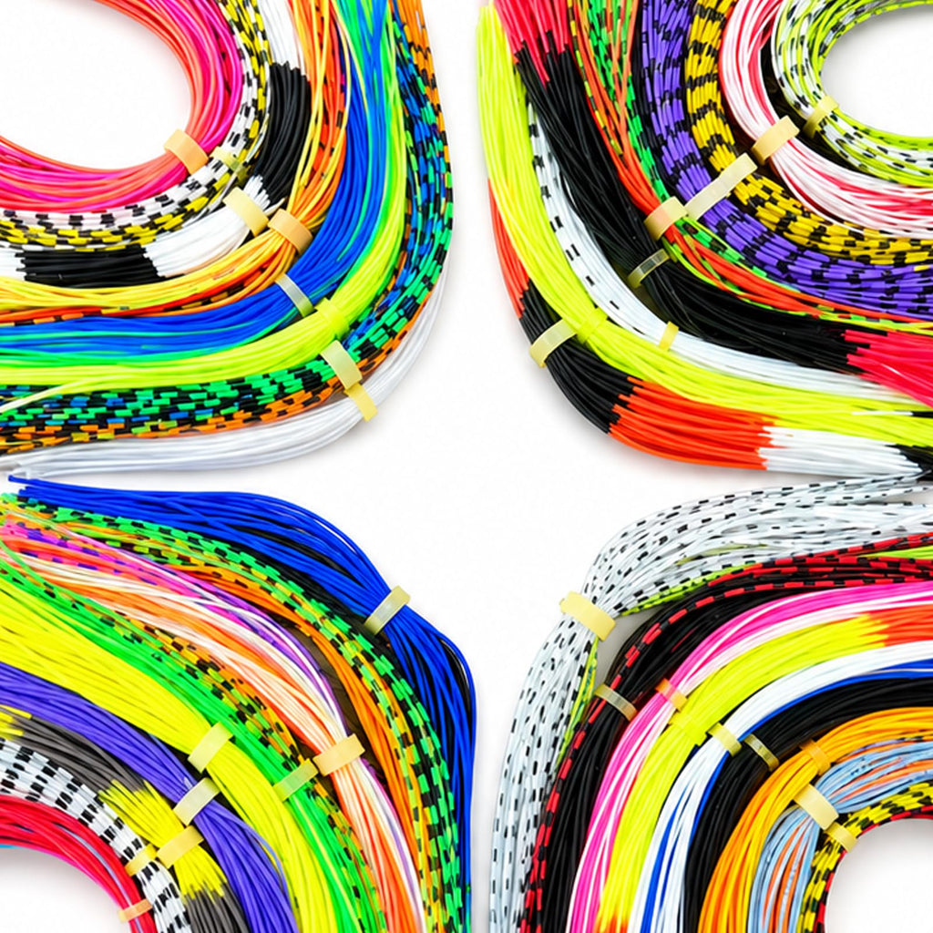 Silicone Skirt & Legs Fly Tying Material (Multi-Color Pack)