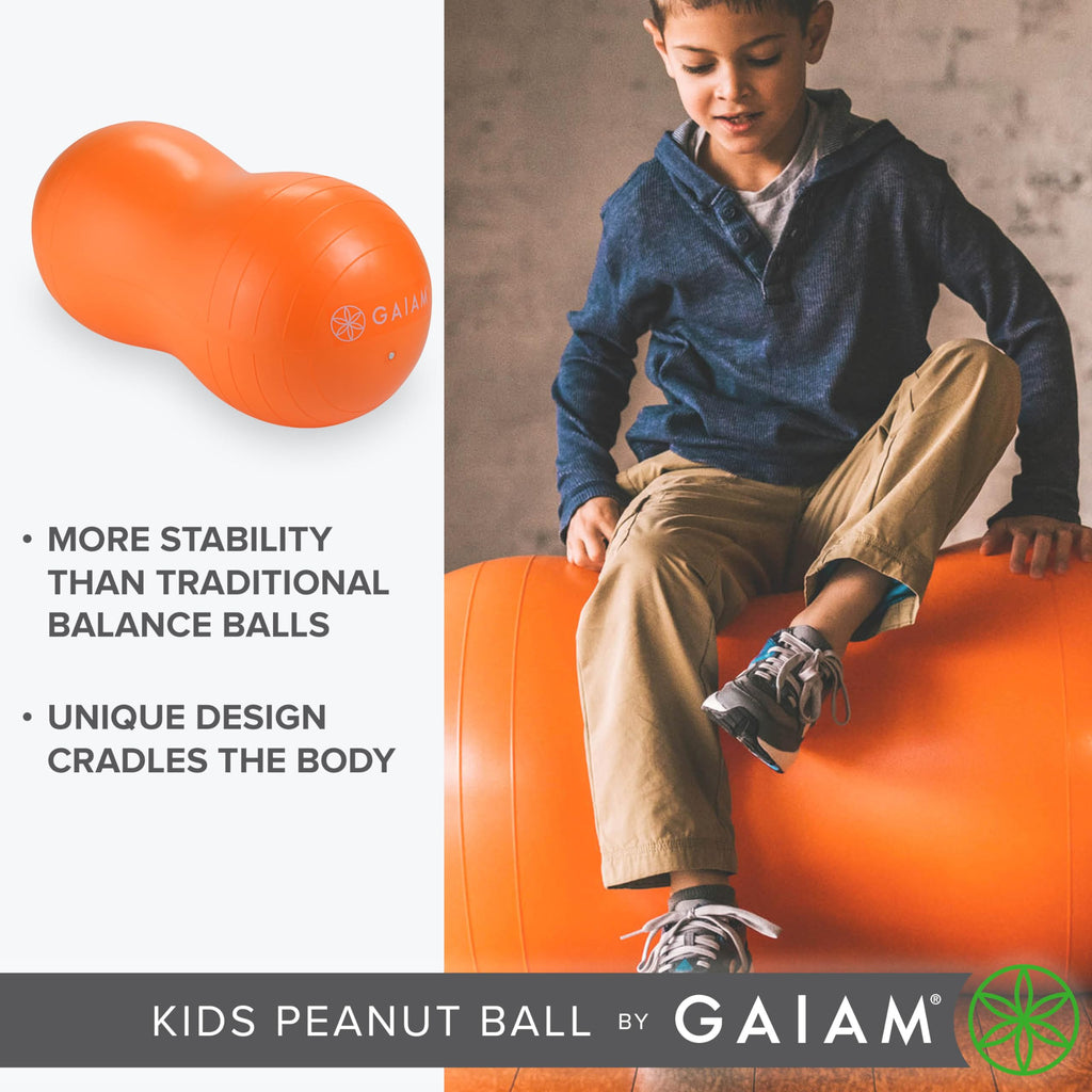 Gaiam Kids Peanut Ball Chair, Flexible Seating for Classroom