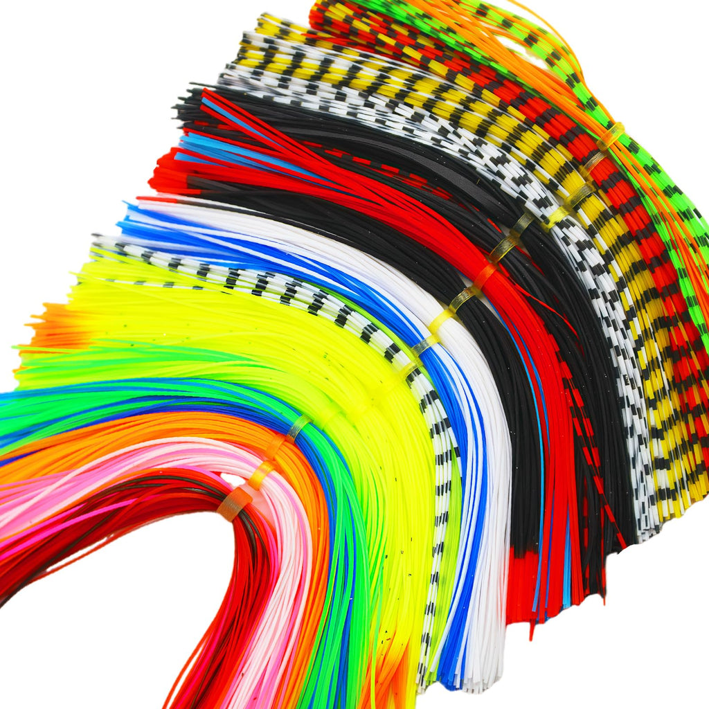 Silicone Skirt & Legs Fly Tying Material (Multi-Color Pack)