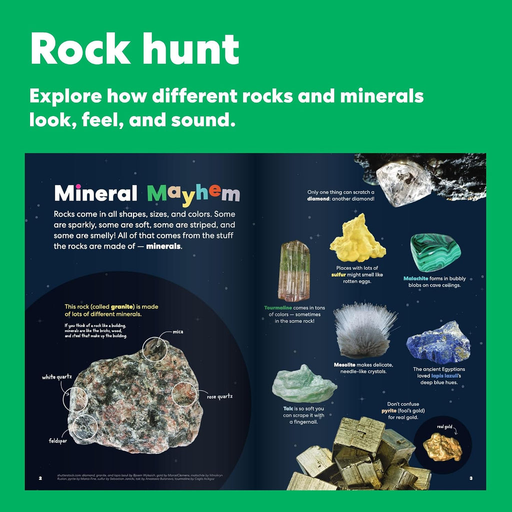 KiwiCo Volcano Kit for Kids Ages 5-8 - STEM Toy Gift with Real Geodes