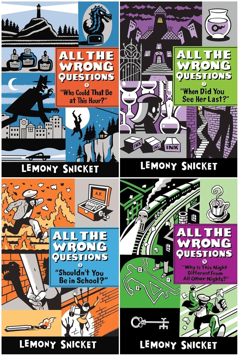 All the Wrong Questions: 4-Book Mystery Collection (Suggested Grades 5–8)