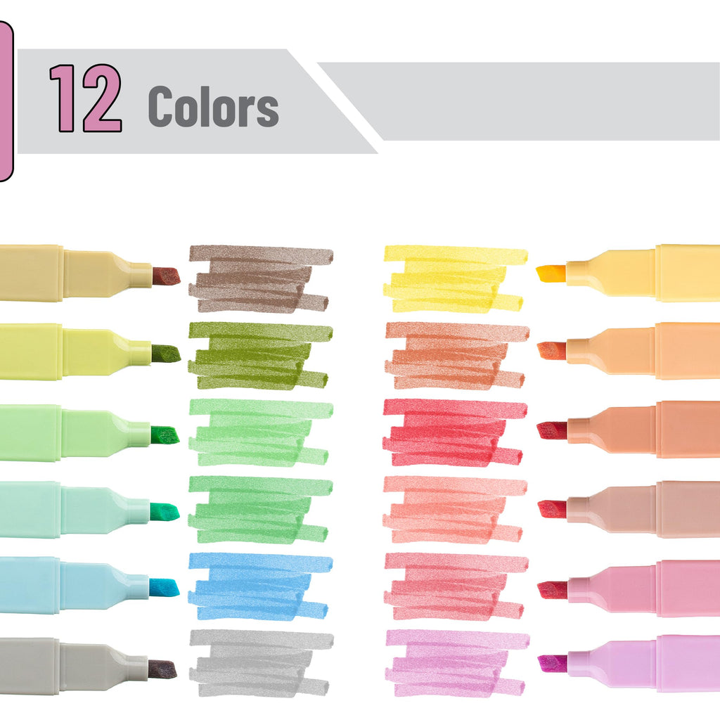 Mr. Pen- Aesthetic Bible Highlighters No Bleed Through Assorted Color