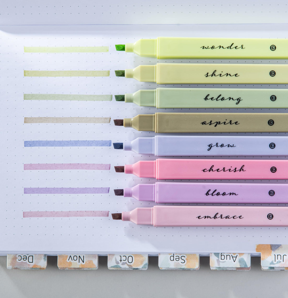 DIVERSEBEE Bible Highlighters with Soft Chisel Tip, No Bleed (Pastel)