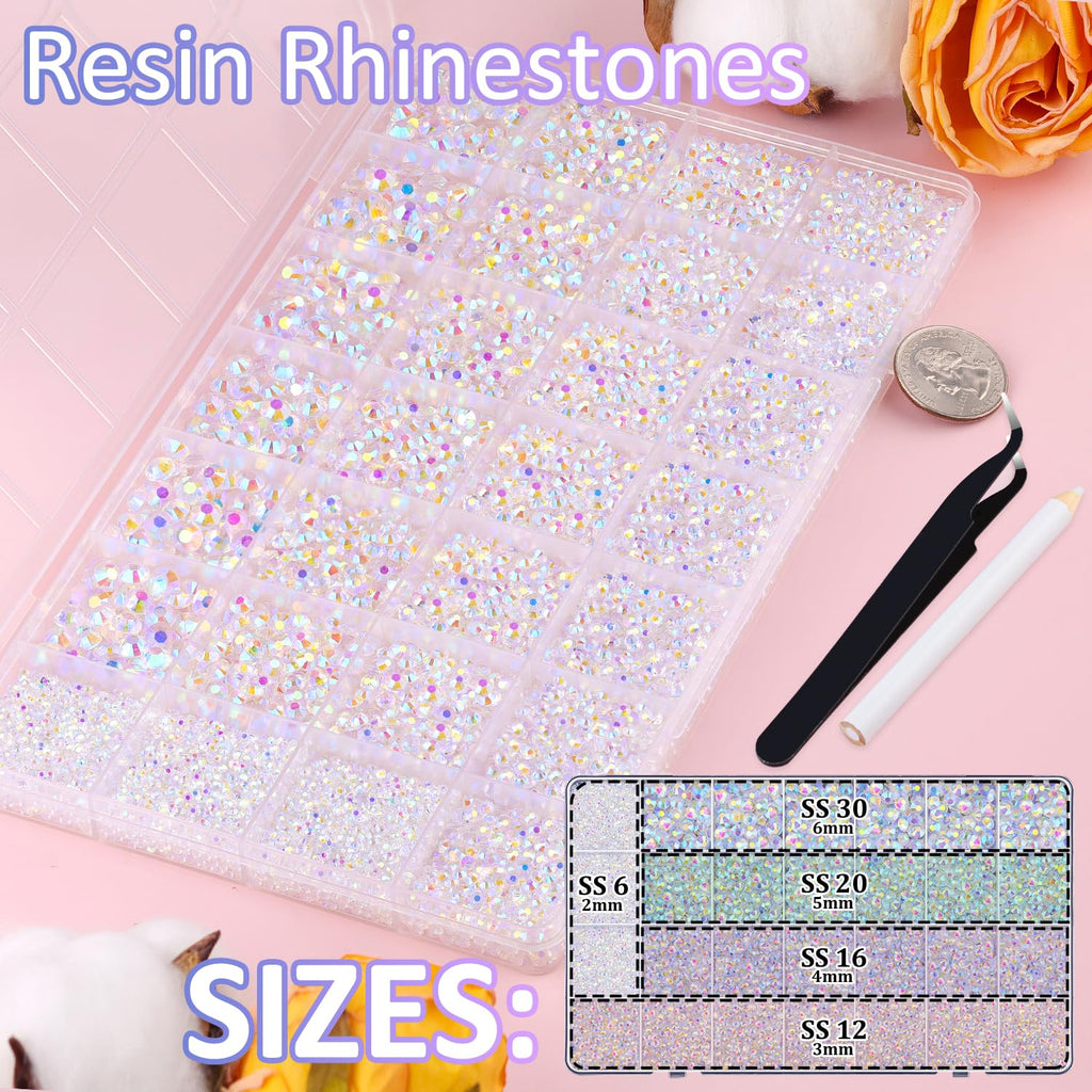 Bedazzling Kit 50000Pcs 3mm Jelly Rhinestones - Diamond Art