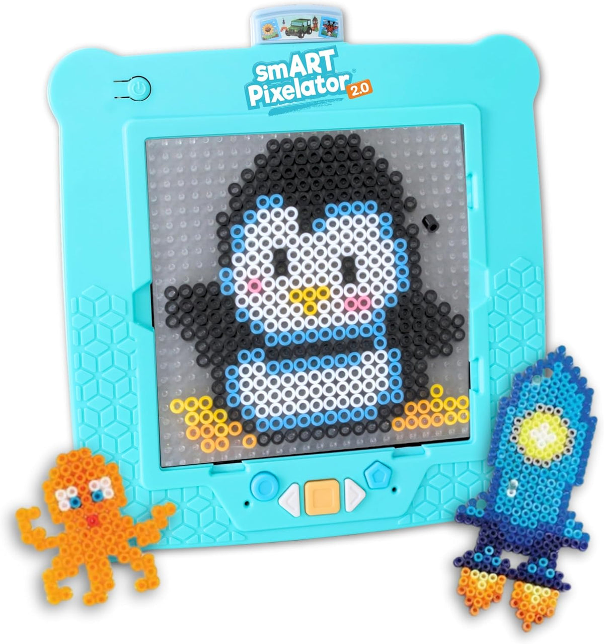 Flycatcher smART Pixelator 2.0 LED Fuse Bead Art Maker, App-Guided, Ages 7+