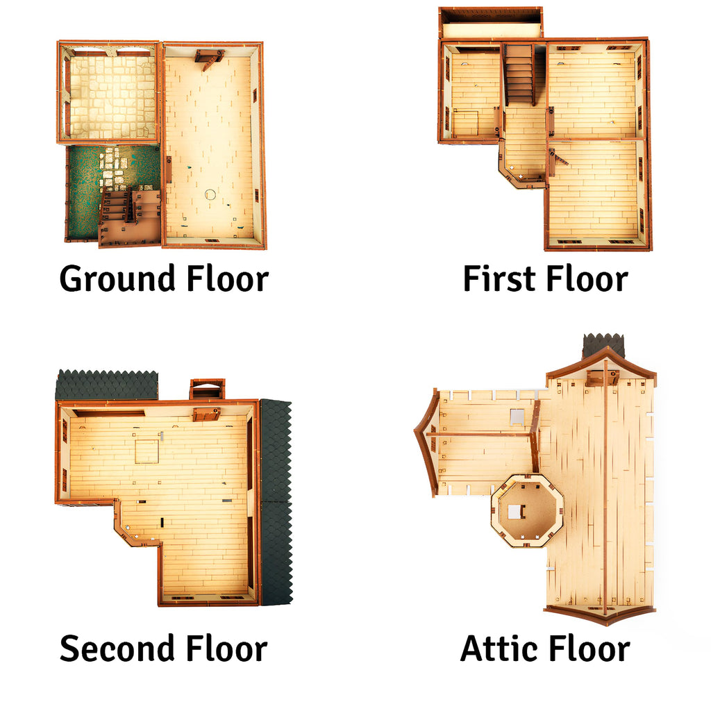 I BUILT IT Medieval Building Model Kits (Select Model)
