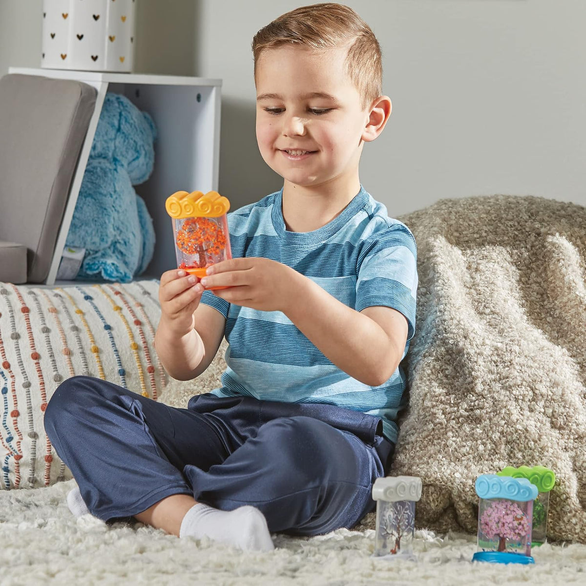 hand2mind Changing Seasons Sensory Tubes, Science Toys, Ages 3+