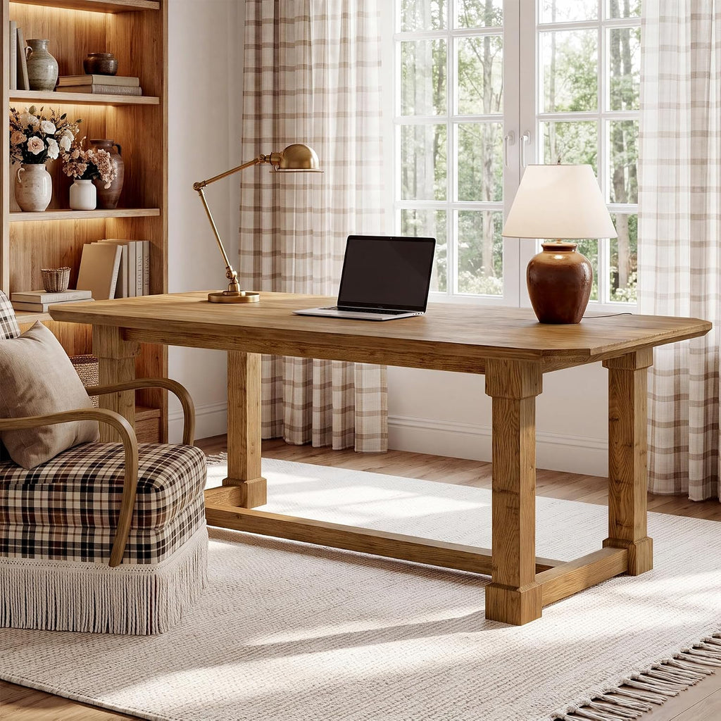 TRIBEWOOD 63-Inch Solid Fir Student Desk