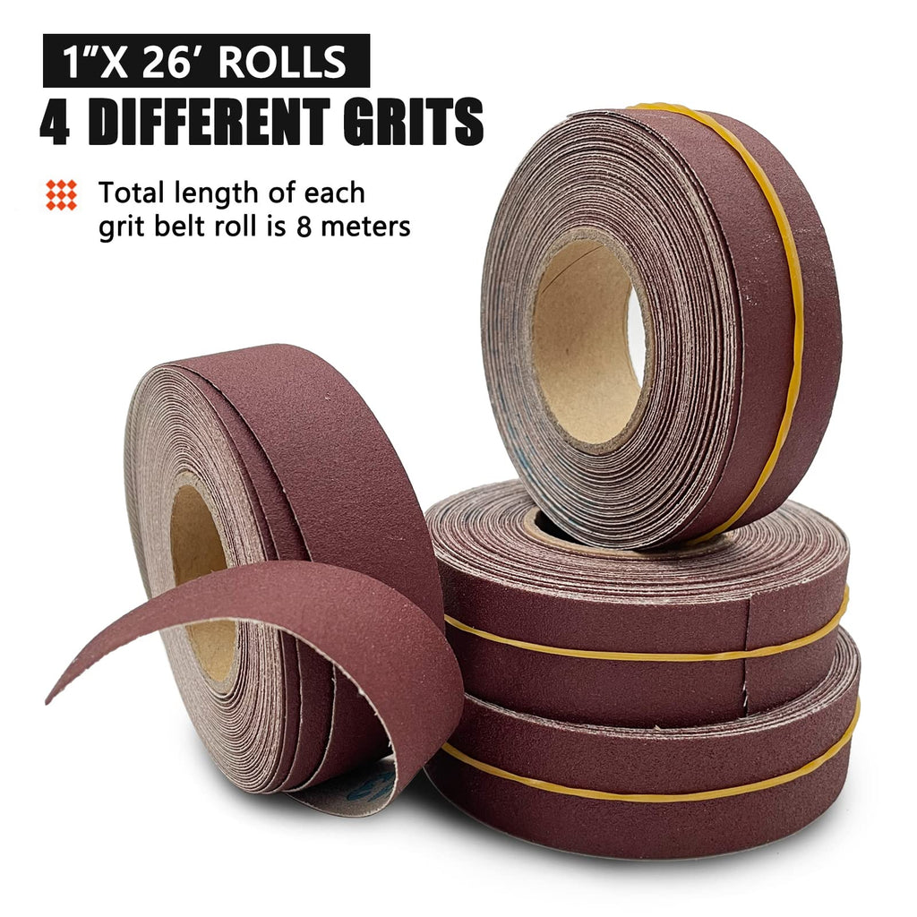 Emery Cloth Roll, 6M, 4 Rolls