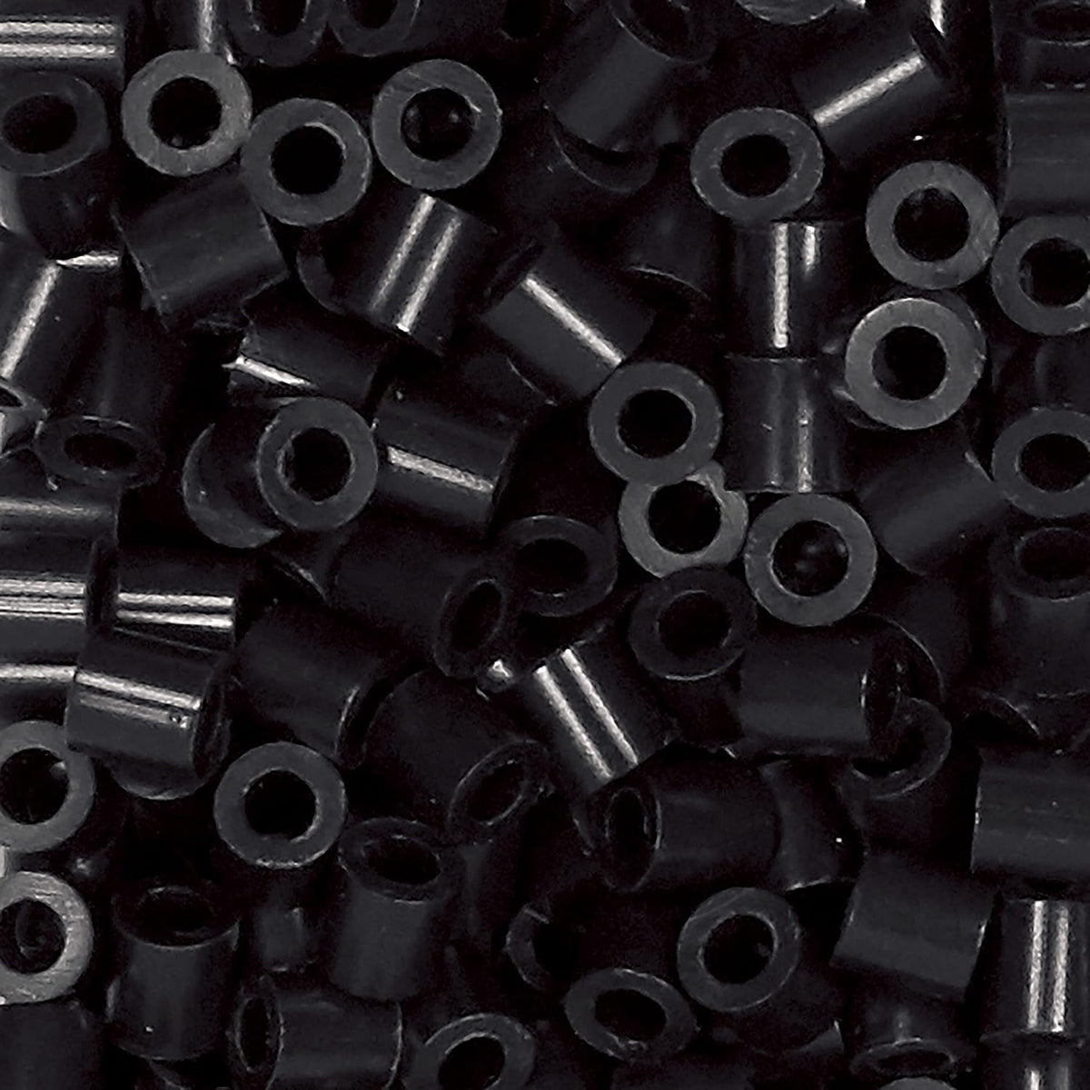 Perler Beads Fuse Beads for Crafts, Black, Small, 6000pcs