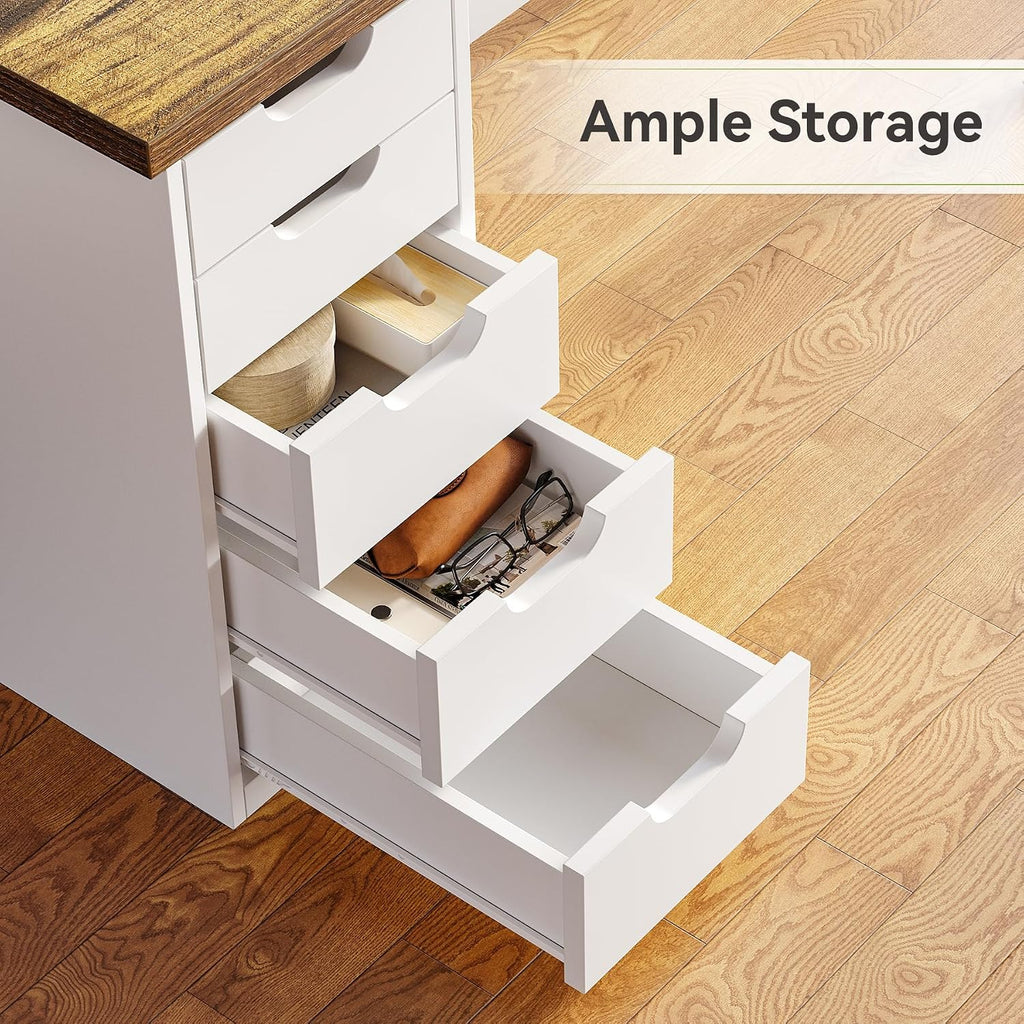 LITTLE TREE 47-Inch Five-Drawer Student Desk