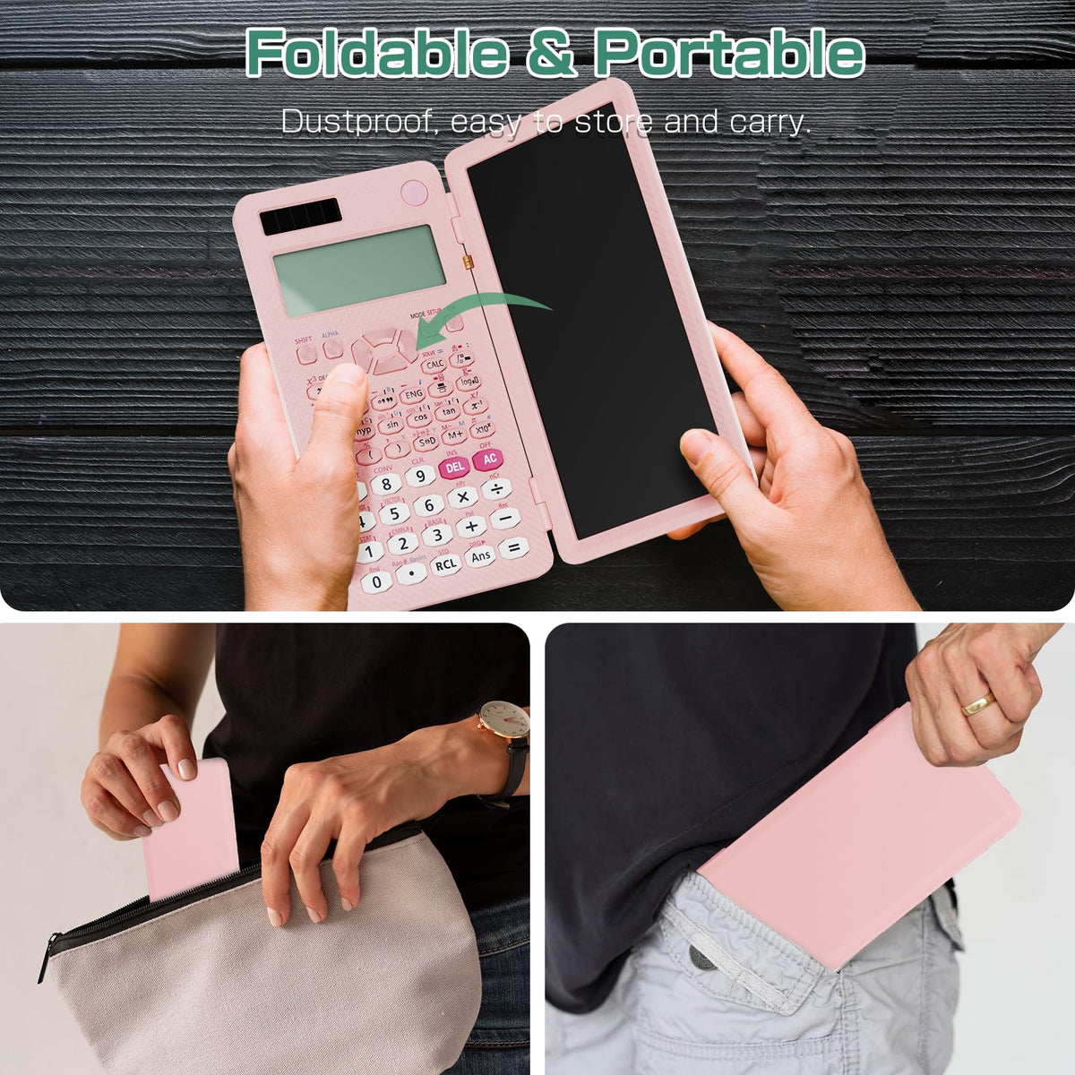 ROATEE 991ES MAX Scientific Calculator with Notepad