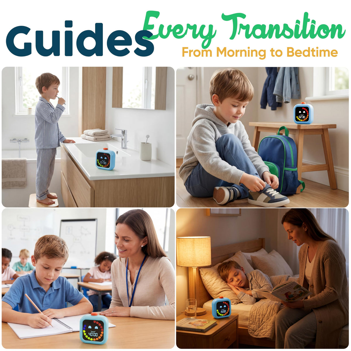 Digital Visual Timer for Kids - Calmer Routines & Transitions