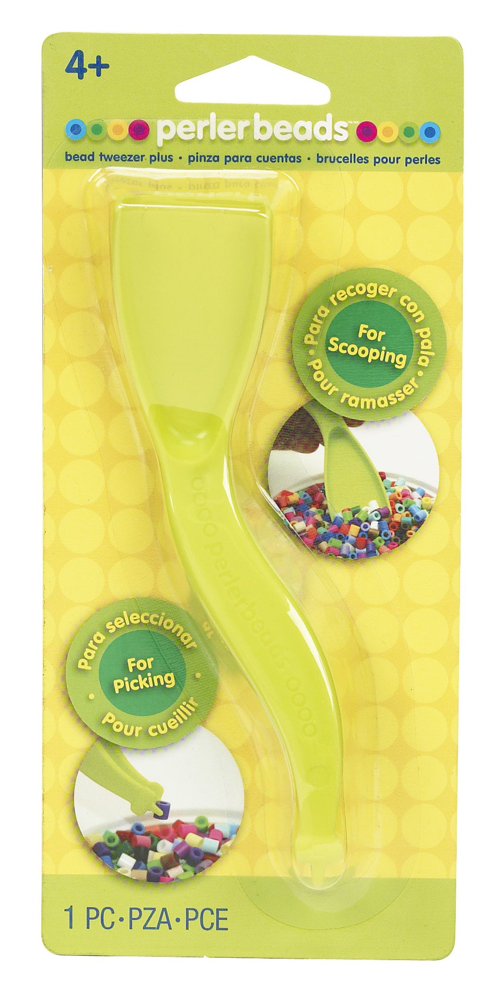 Perler Beads Pen Bead Dispenser Kid's Crafts, 1 pc, Lime Green