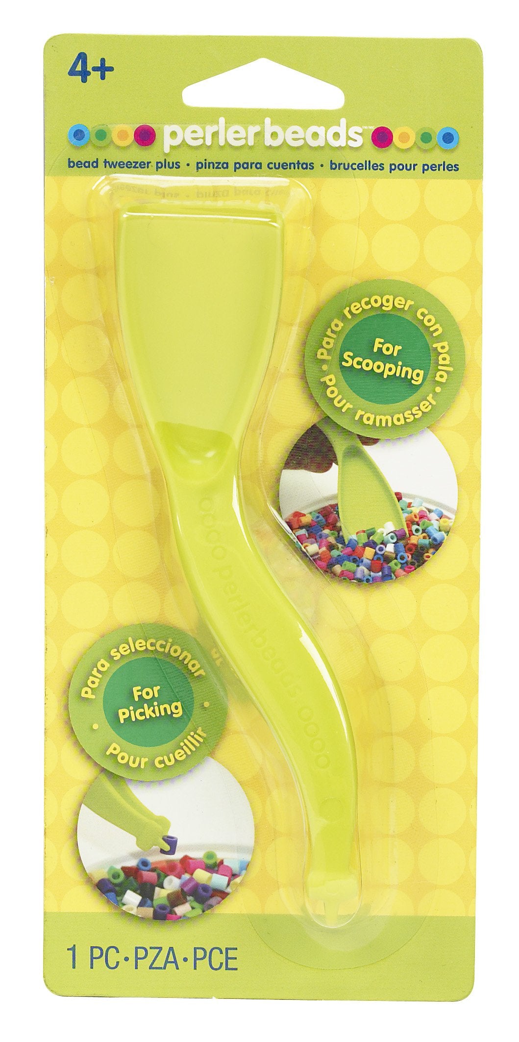 Perler Beads Pen Bead Dispenser Kid's Crafts, 1 pc, Lime Green